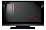 Props America--52" Fake Prop TVs, 52" Fake TV Props, 52" Cardbaord TV Props Alternative for Home Staging.